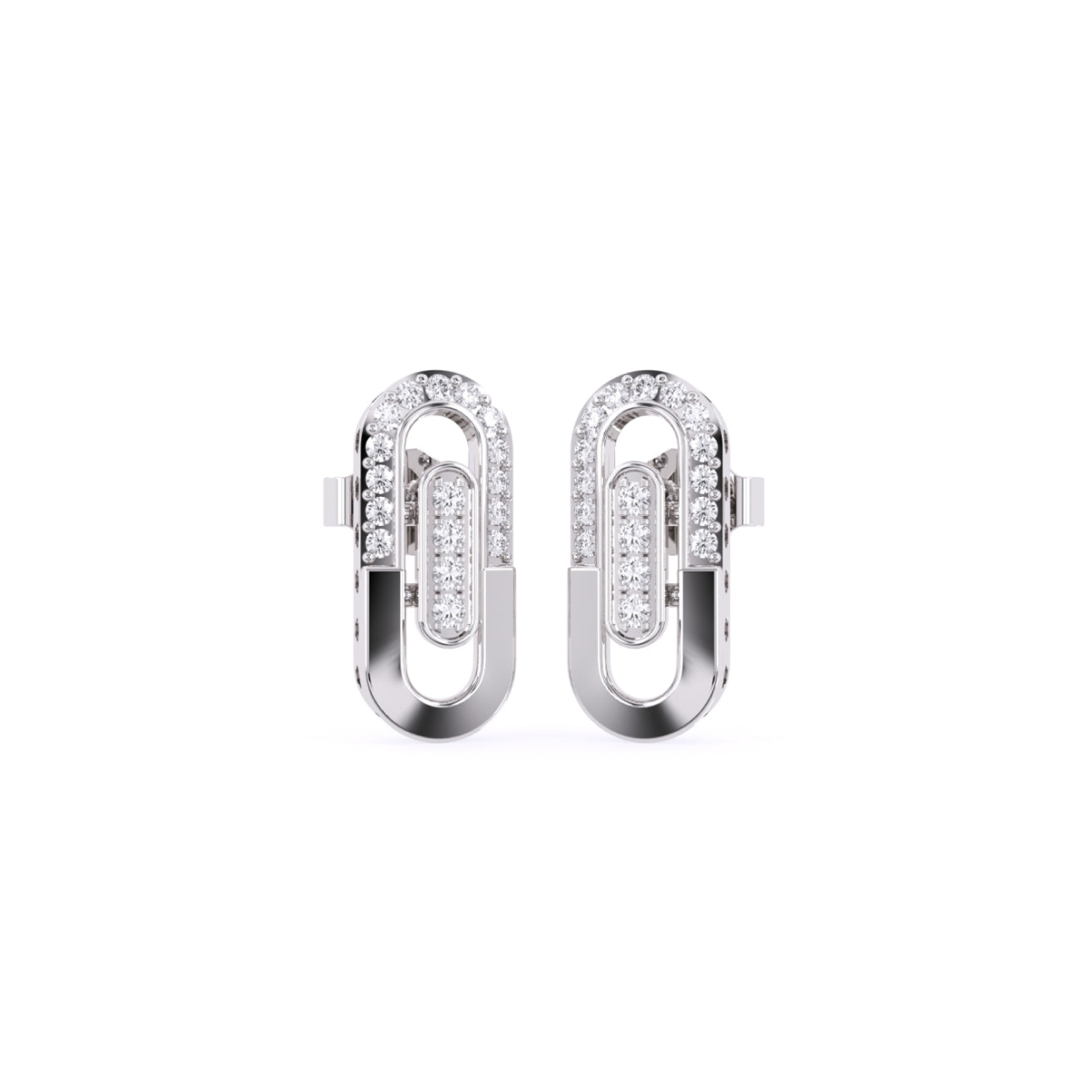 Timeless 14K Gold And Diamond Earrings